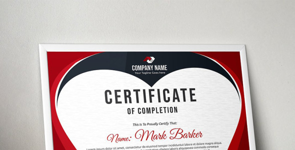 Шаблон сертификата на тему графика