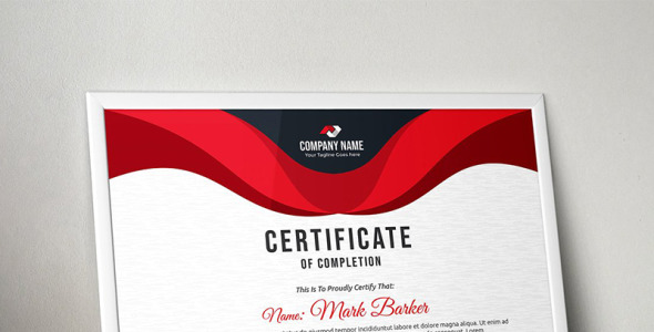 Шаблон сертификата на тему графика