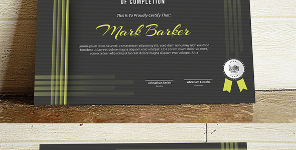 Шаблон сертификата на тему графика