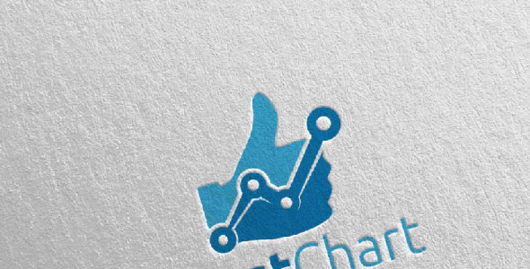 Шаблон логотипа на тему графика