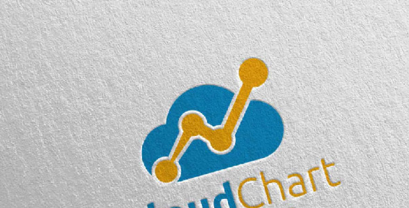 Шаблон логотипа на тему графика