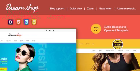Dreamshop Multipurpose OpenCart Template