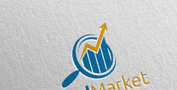 Шаблон логотипа на тему графика