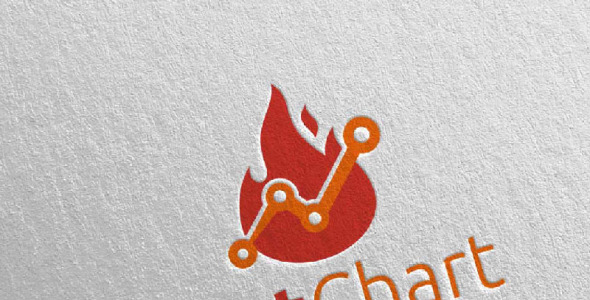 Шаблон логотипа на тему графика