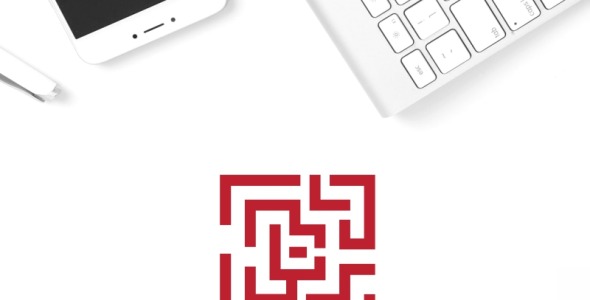 Шаблон логотипа на тему графика