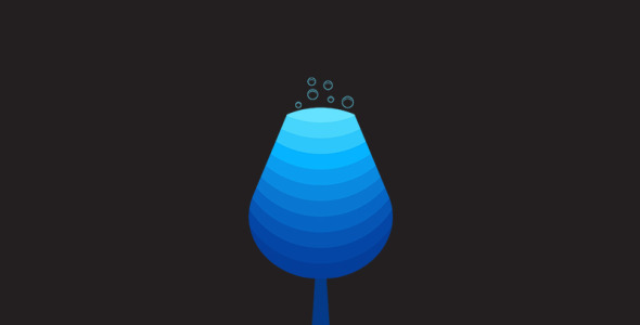 Шаблон логотипа на тему графика