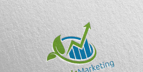 Шаблон логотипа на тему графика