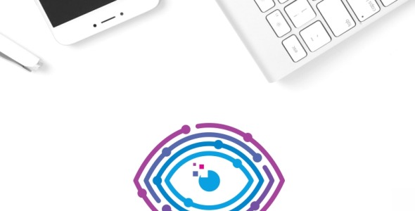 Шаблон логотипа на тему графика