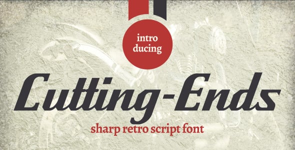 Шрифт на тему графика