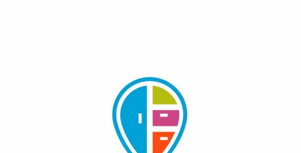 Шаблон логотипа на тему графика