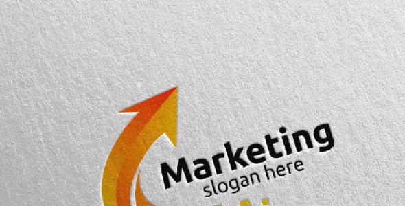 Шаблон логотипа на тему графика