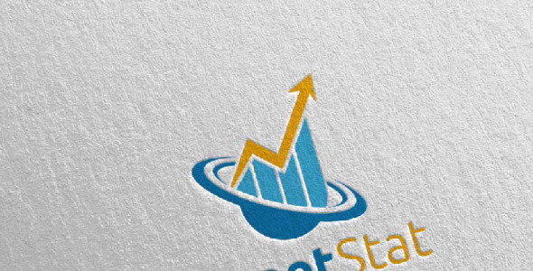 Шаблон логотипа на тему графика