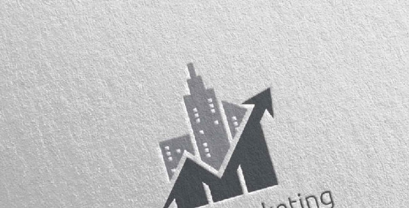 Шаблон логотипа на тему графика