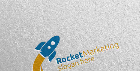 Шаблон логотипа на тему графика