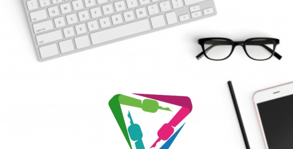 Шаблон логотипа на тему графика