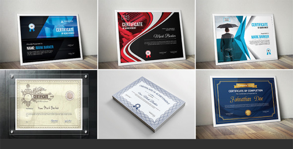 Шаблон сертификата на тему графика