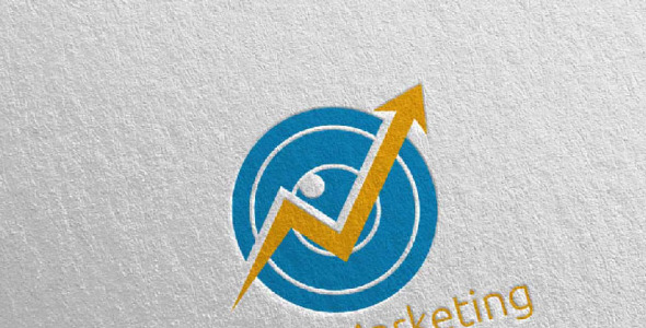 Шаблон логотипа на тему графика