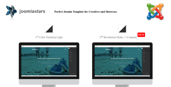 универсальный одностраничный шаблон joomla