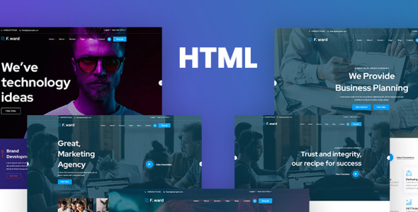 шаблон бизнес-сайта html5