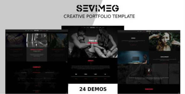 шаблон целевой страницы портфолио творческой фотографии