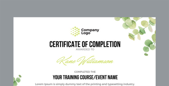 Шаблон сертификата на тему графика