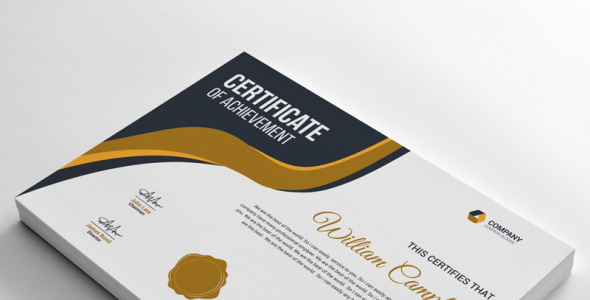 Шаблон сертификата на тему графика