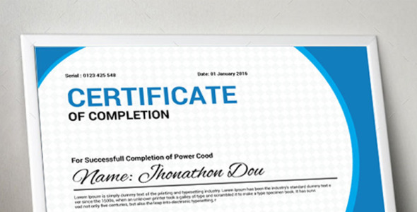 Шаблон сертификата на тему графика