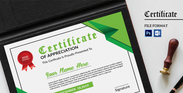 Шаблон сертификата на тему графика