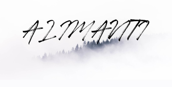 Шрифт на тему графика