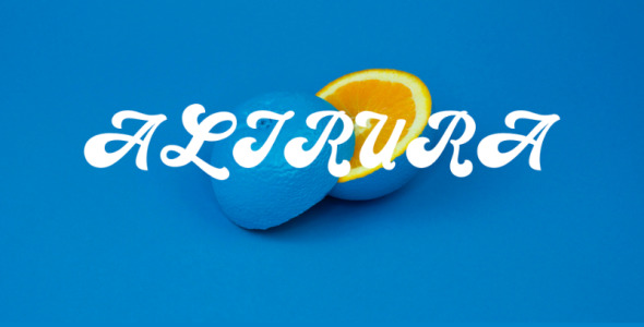 Шрифт на тему графика