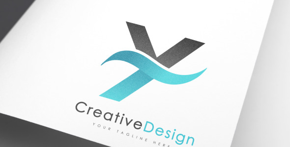 Шаблон логотипа на тему графика