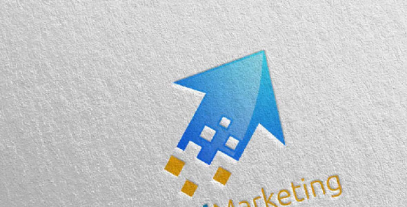 Шаблон логотипа на тему графика