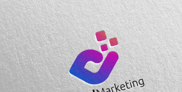 Шаблон логотипа на тему графика