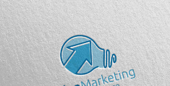 Шаблон логотипа на тему графика