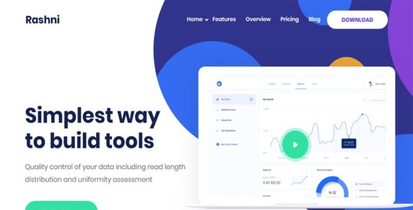 маркетинговая и программная адаптивная тема wordpress