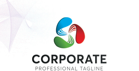 Шаблон логотипа на тему графика