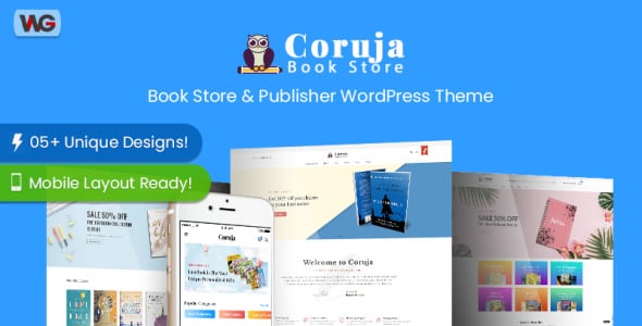 книжный магазин и издатель woocommerce wordpress тема