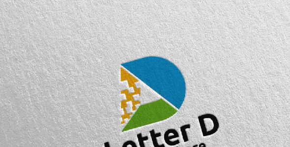 Шаблон логотипа на тему графика