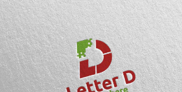 Шаблон логотипа на тему графика