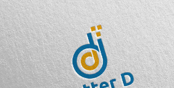 Шаблон логотипа на тему графика