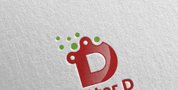 Шаблон логотипа на тему графика