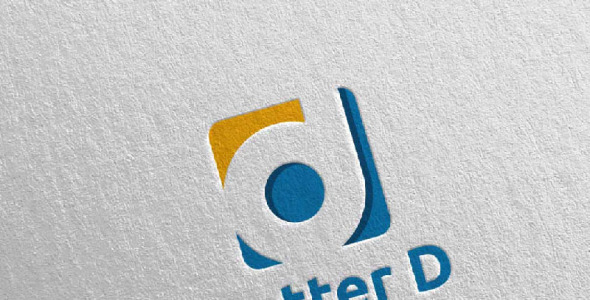 Шаблон логотипа на тему графика