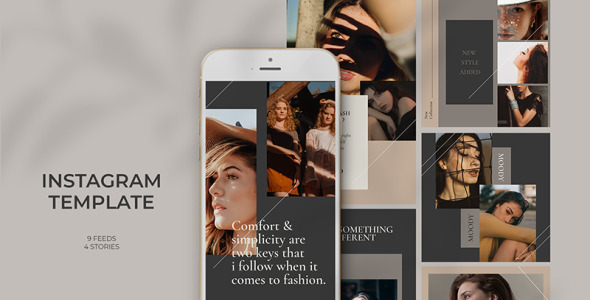 Шаблон для соцсетей на тему графика