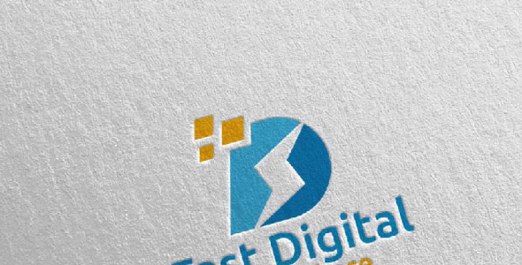 Шаблон логотипа на тему графика