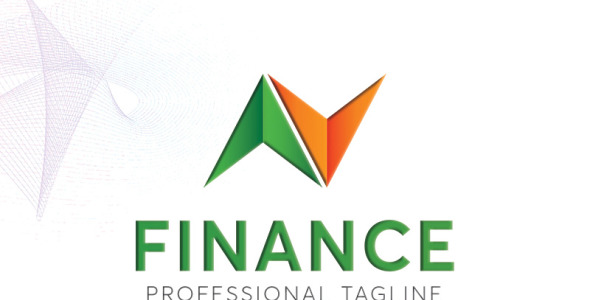 Шаблон логотипа на тему графика