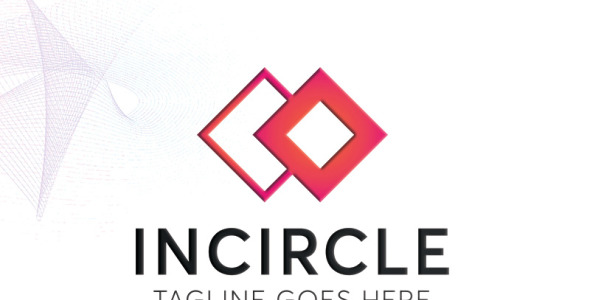 Шаблон логотипа на тему графика