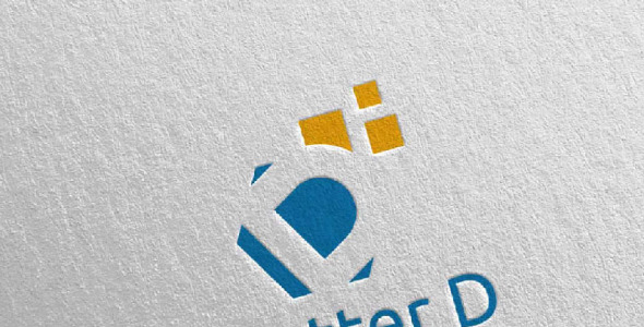 Шаблон логотипа на тему графика