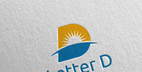 Шаблон логотипа на тему графика