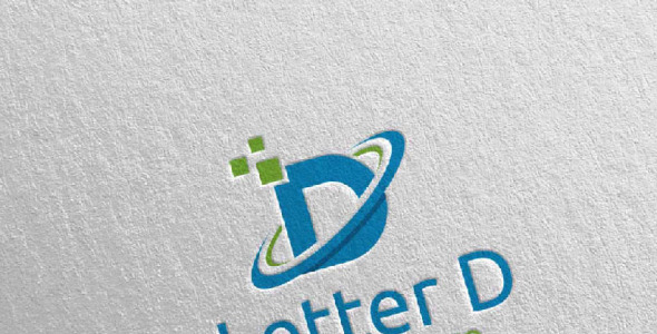 Шаблон логотипа на тему графика