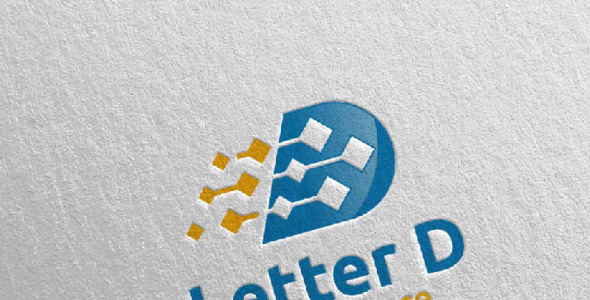 Шаблон логотипа на тему графика